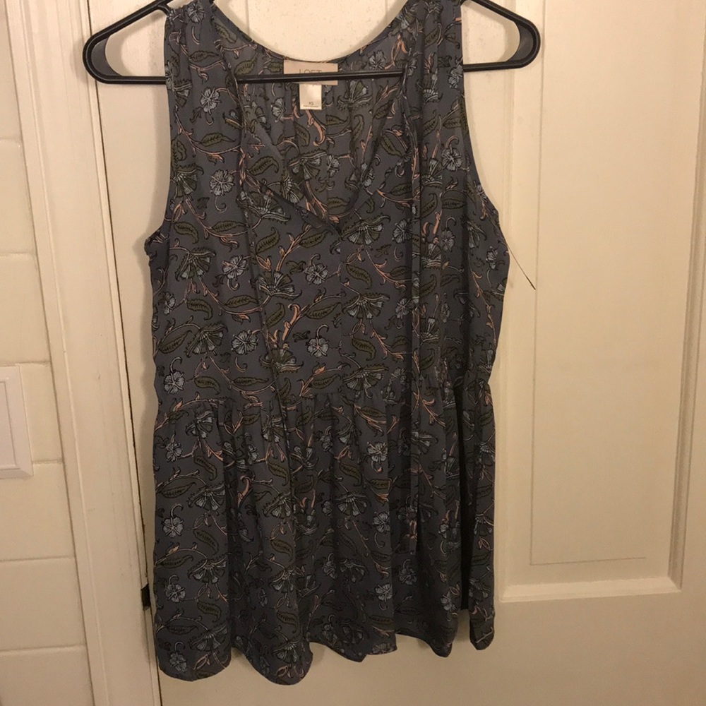 Ann Taylor Loft Sleeveless boho top